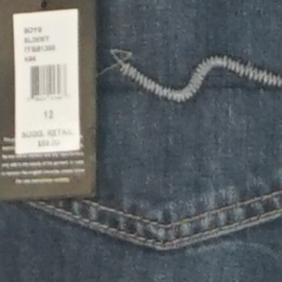 7 For all Mankind NWT slimmy blue jeans 12 - Picture 4 of 4
